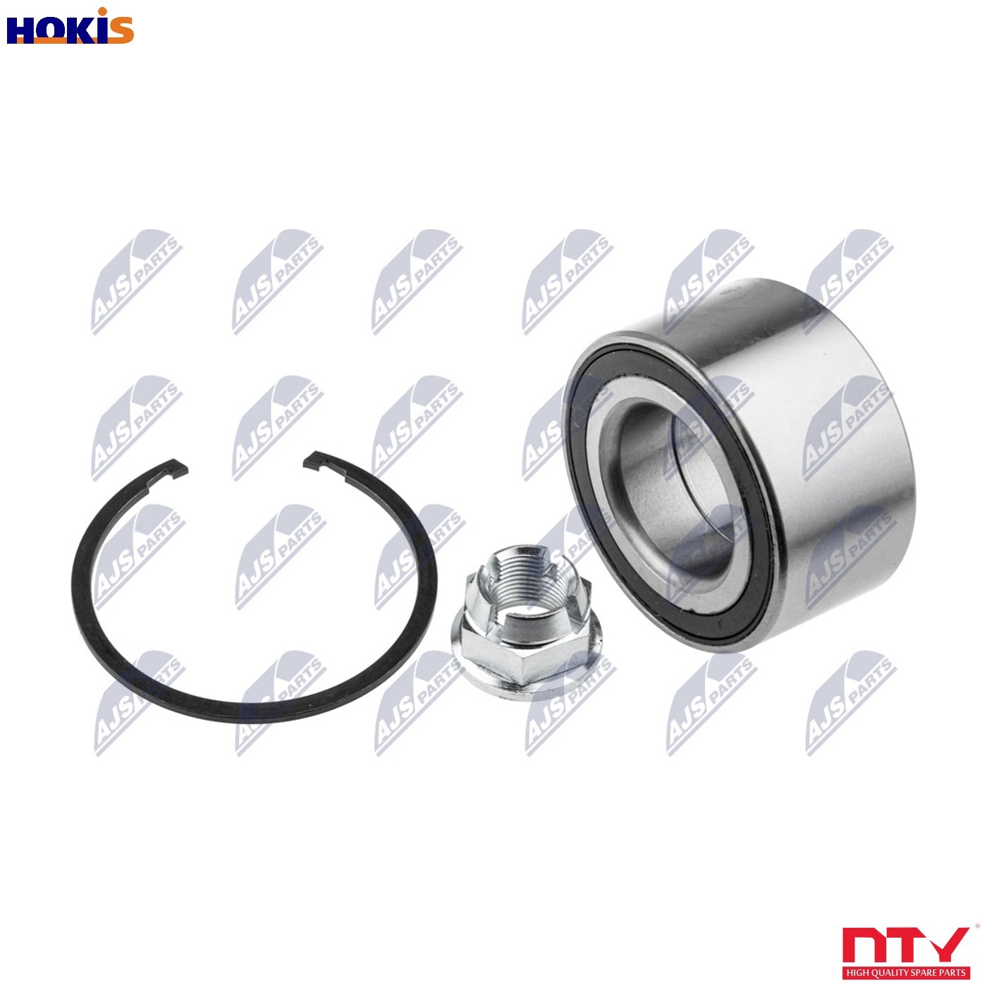 Wheel Bearing Set Front Axle Fits for Renault Megane III 08 Scenic 09 Fluence - Image 4