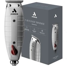 Andis T-Outliner trimmer is equipped with a close-cutting T-Blade. Model 04710