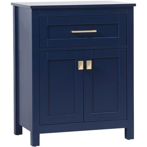 Elegant Lighting SC012430BL Adian Blue Bathroom Storage Cabinet - Picture 2 of 11