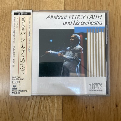 PERCY FAITH All About & His Orchestra JAPAN Import CD Top BOOKLET  1983