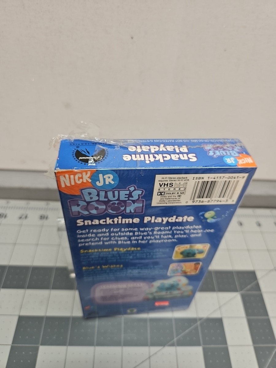 Blues Room - Snacktime Playdate (VHS, 2004) Nick JR Vintage Rare