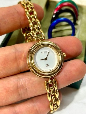 Beautiful Drive Item Full Piece Gucci Aluminum 11/12 Color Bezel Change
