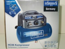 Scheppach HC06  Tragbarer Druckluft-Kompressor 8 bar 6 l Klein Handlich