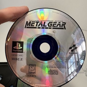 Metal Gear Solid Playstation 1 PS1 Discs & Case Tested Clean Greatest Hits