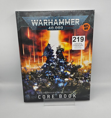 Games Workshop Warhammer 40k 10th Edition Core Rules Book Sealed -219