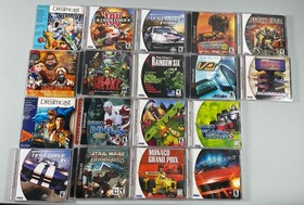 Sega Dreamcast Game Lot 15 Games- Heavy Metal Geomatrix, slave zero, and more