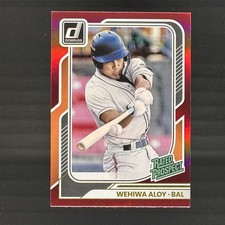 WEHIWA ALOY 187/250 Red 2026 Panini Donruss Baseball Rated Prospect