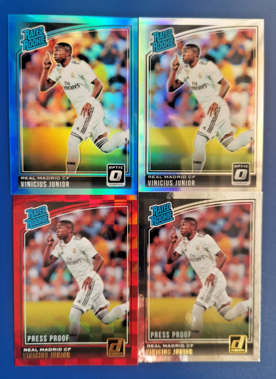 Vinicius Jr. 2018 Panini Donruss #166 Rated Rookie
