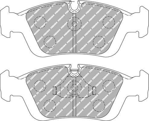✅Fits FERODO FCP725H Brake pads - professional DS 2500 Front FCP725H ⭐UK Seller⭐