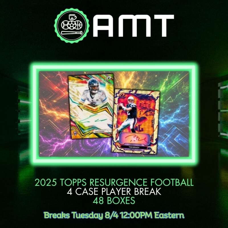 Jalon Walker Atlanta Falcons 2025 Topps Resurgence 4X Case 48X Box Break #1