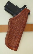 RH 1911 Leather Diamond Thumb-break Holster Handmade in Montana