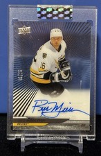 2024 Upper Deck Clear Cut Greats Outburst /25 Rick Middleton CC-RM Auto