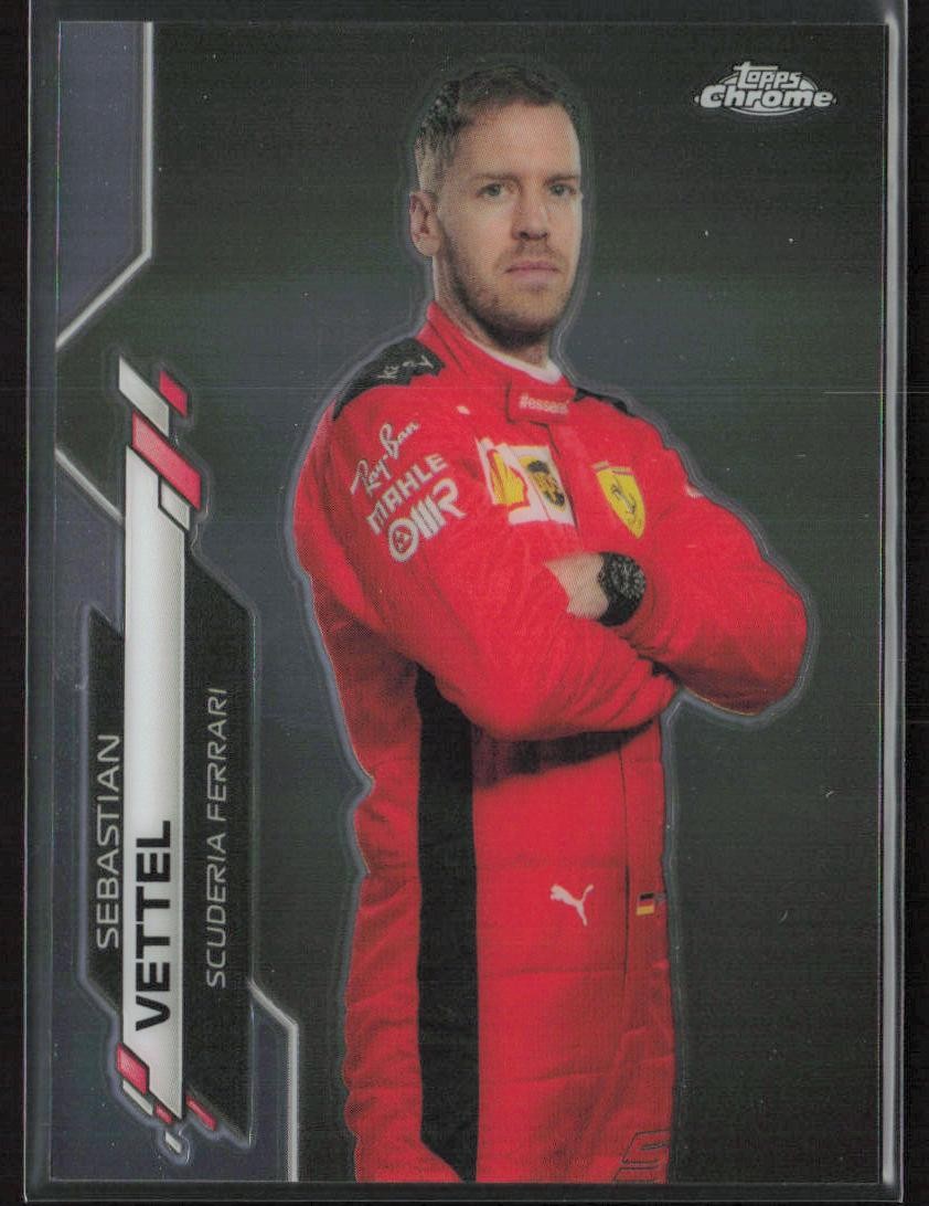 2020 Topps Chrome Formula 1 #3 Sebastian Vettel Portrait