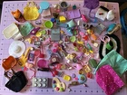 Vintage Barbie Doll Accessories Lot Purse Bags Food Dishes 120+ Pieces