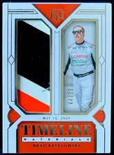 2024 National Treasures Timeline Materials #TM-BKW Brad Keselowski Race Used /99