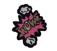 WOW Patch/Badge High Quality Iron-On Sew-On
