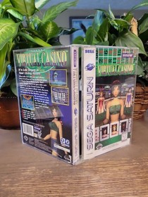 Sega Saturn Virtual Casino CIB TESTED & WORKS. GREAT CONDITION.