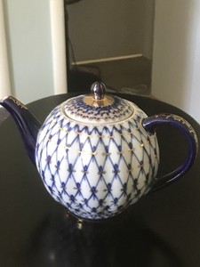Lomonosov Porcelain Cobalt Net | eBay