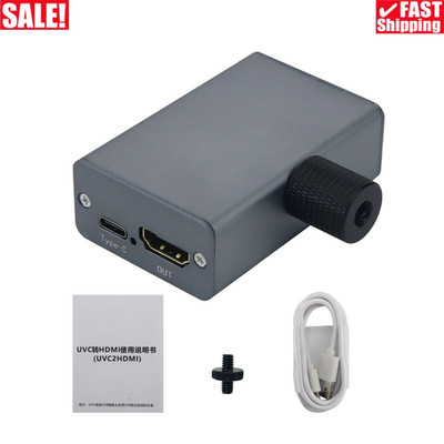 3840x2160P30 USB Camera to HDMI-compatible Converter with 1/4'' Screw for Action4