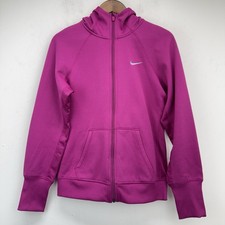 Nike size Medium Women s Pink Therma-Fit Full Zip Hoodie