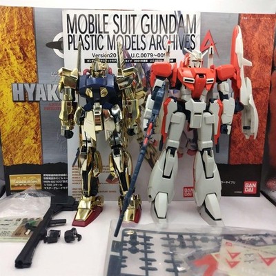 GUNDAM Hyakushiki & Zeta plus Test Color MG 1:100 Built SET BANDAI Model Kit