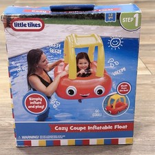 Little Tikes Cozy Coupe Inflatable Pool Float NEW IN BOX Summer Pool Floatie