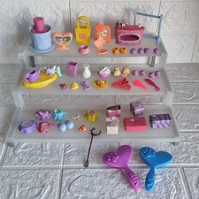 Lot Of Littlest Pet Shop Mini Pets And Various Accessories Food Etc
