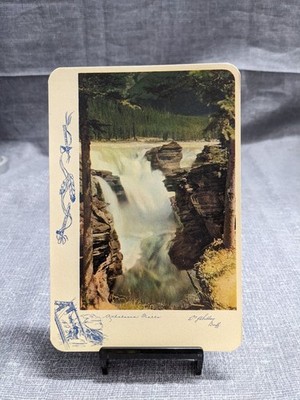 Athabasca Falls Jasper Banff Canada Postcard 1971 Scenic Waterfall & Gorge