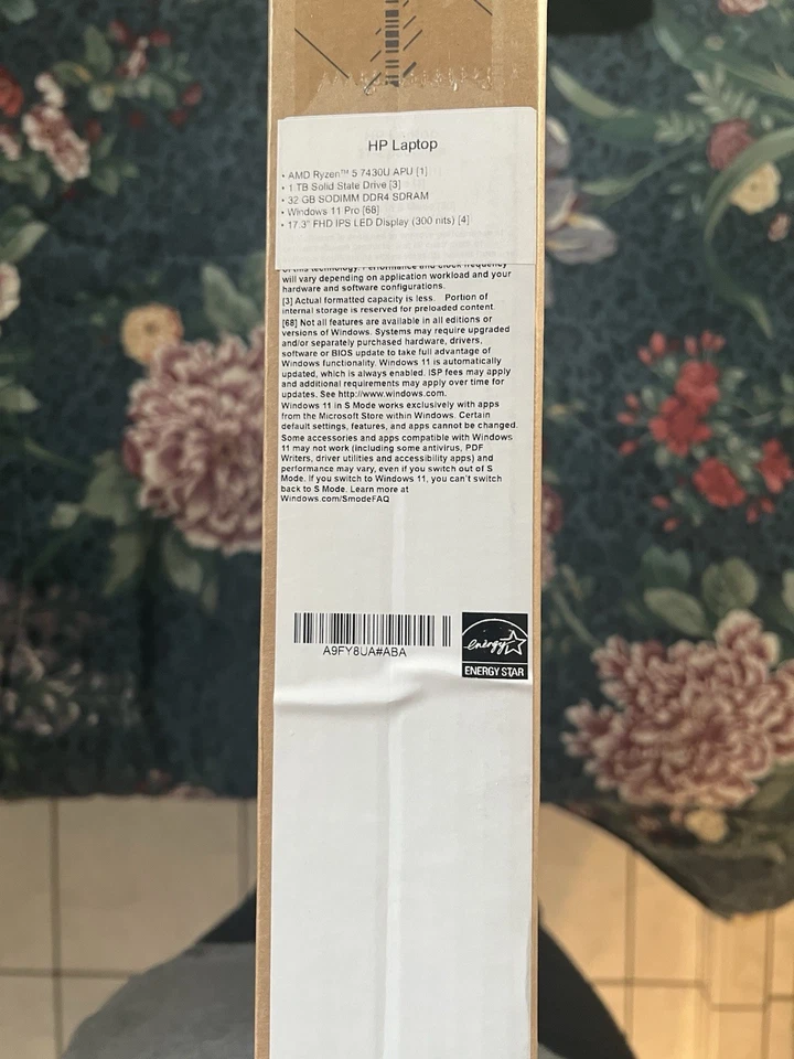 HP 17-cp3005dx 17.3" FHD Laptop AMD Ryzen 5 7430U, 32GB RAM 1TB SSD Windows 11 - Image 3 of 3