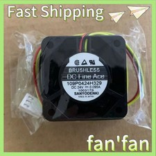 1X 3pin cooling fan 109P0424H329 DC24V 0.095A 40 40 28MM Fast Shipping