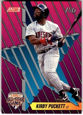 1992 Score Procter & Gamble #6 Kirby Puckett
