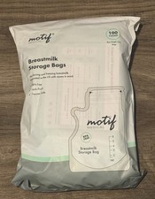 Motif Medical Breastmilk Storage Bags 100 Count New Sealed