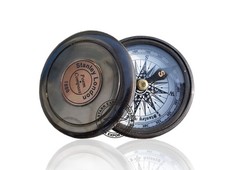 Antique Brass Pocket Sundial Compass Outdoor Activities Camping Hiking 2 inch BV