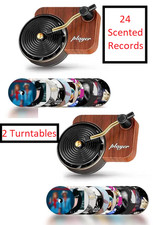 2 Pack Air Freshener Record Player Car Vent Clip 24 Fragrance Diffusers New 2 Pack Air Freshener Record Player Car Vent Clip 24 Fragrance Diffusers New