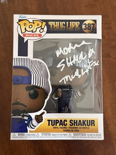 Rare Signed Tupac Shakur Thug Life Funko Pop By Mopreme Shakur