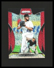2019 German Marquez - Panini Red Mojo Prizm /299 #123 Colorado Rockies 