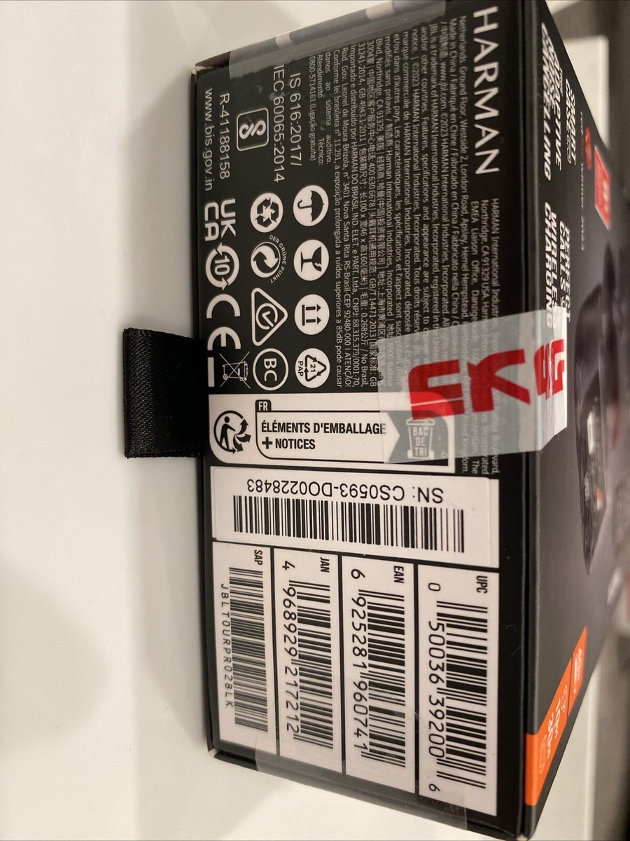 JBL Tour Pro 2 NIB Bluetooth Wireless Earphones - Black JBL Tour Pro 2 NIB Bluetooth Wireless Earphones - Black