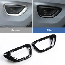 2X Fog Light Cover Fog Lamp Trim For Jeep Grand Cherokee 14-17 Black Accessories
