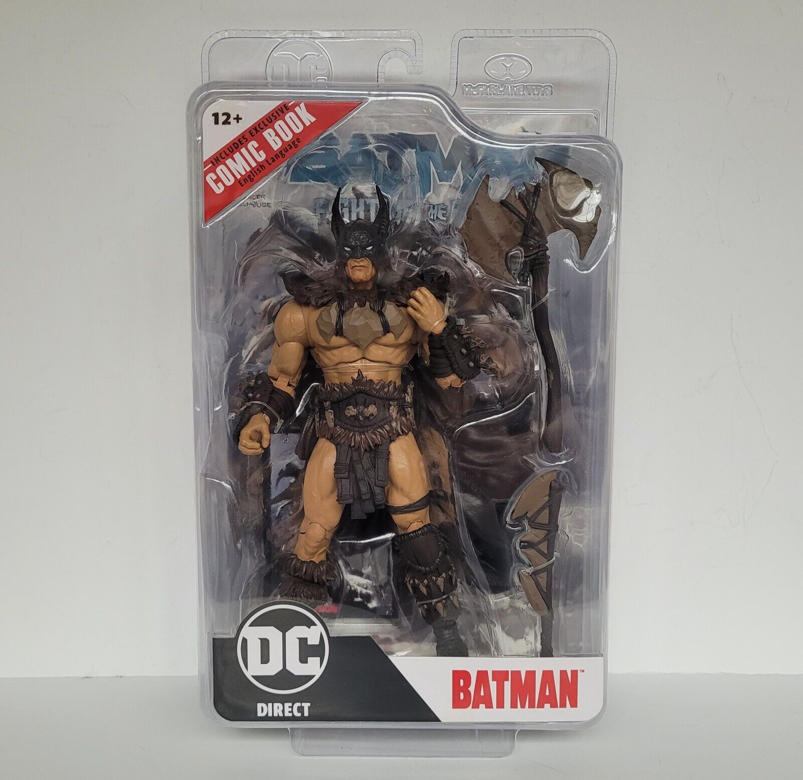 DC DIRECT MCFARLANE TOYS BATMAN ACTION FIGURE COMIC INCLUDED/ SEALED