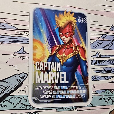 CAPTAIN MARVEL CARD #59 2024 2M6 GO ON A MISSION LOBLAW UNIVERSE