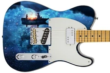 Guitar Skin Axe Wrap Re-skin Electric Bass Reface DIY Midnight Wish 1586