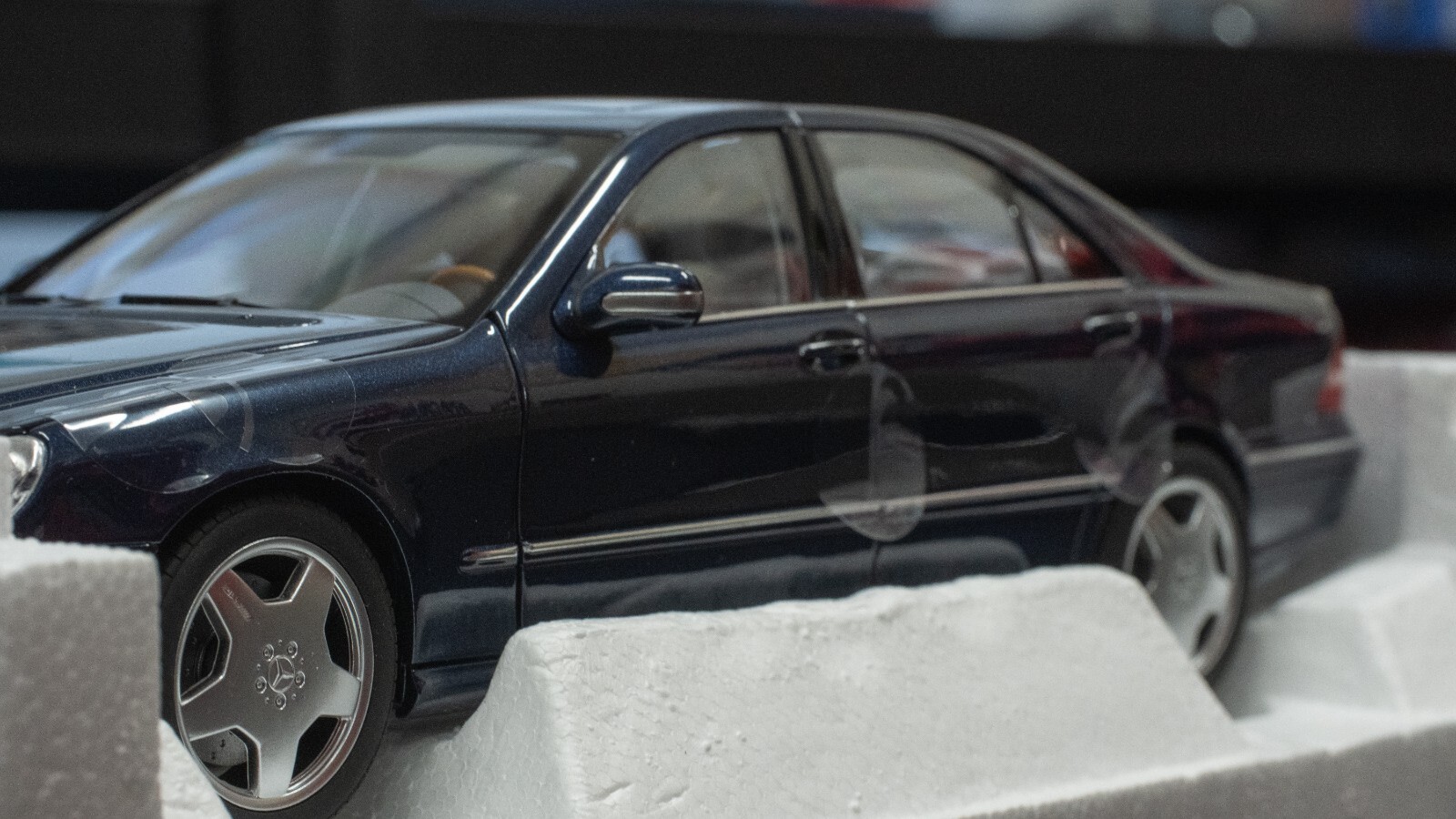 norev 1/18 Mercedes Benz S55 AMG W220 2000 ブルーメタリック