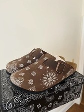 bravest studios mocha paisley london mule - men s size 11, brand new