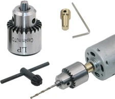 Mini Electric Drill Chuck 0.3-4Mm JTO Taper Mounted Lathe for 1/8 Inch/ 3.17Mm M
