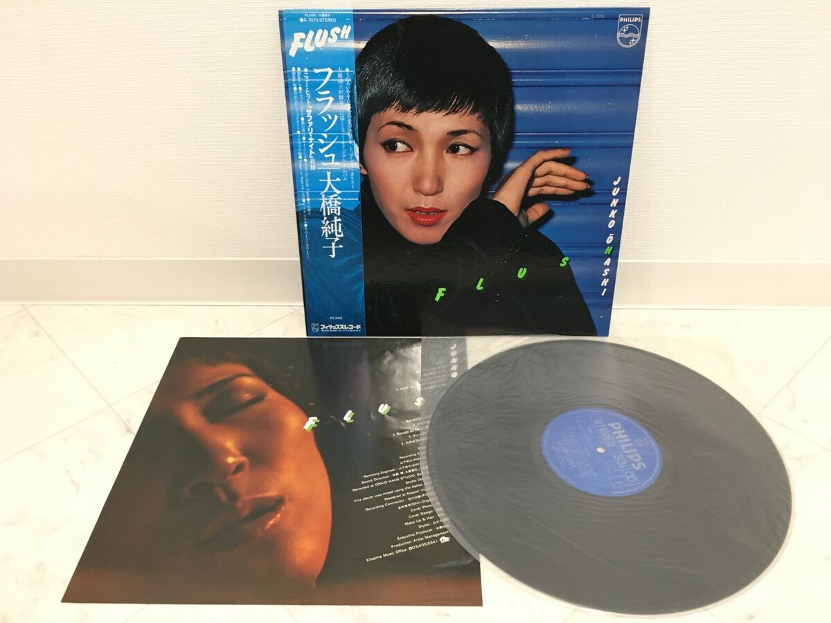 JUNKO OHASHI / FLUSH JAPAN ISSUE LP W/OBI, INSERT | eBay