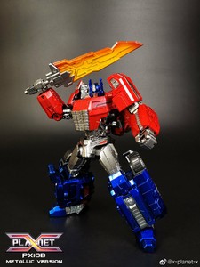 In Stock New Planet X Transformers Px 10b Px10b Optimus Prime Metallic Ver Ebay