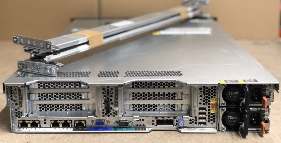 IBM System X3650-M4 2x E5-2670v2 64GB 4x 300GB 6G SAS HDD Rack Server - Image 2 of 2