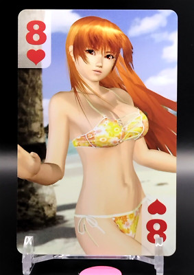 Kasumi Dead or Alive Xtreme 2 Playing Card Not For Sale 10th Japanese Heart 8