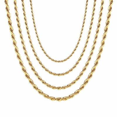 Collier Chaîne Or 18 Carats Plaqué - 50 Cm, 7 Mm, Marque Gossipgirl, Neuf Sans Boîte