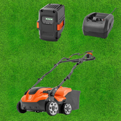 Husqvarna AKKU Vertikutierer S138i Set Akku B140  Ladegerät C80 Aktuell NEU 2026